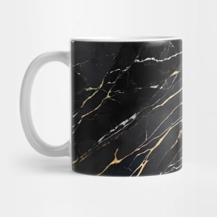 Elegant black marble design Mug